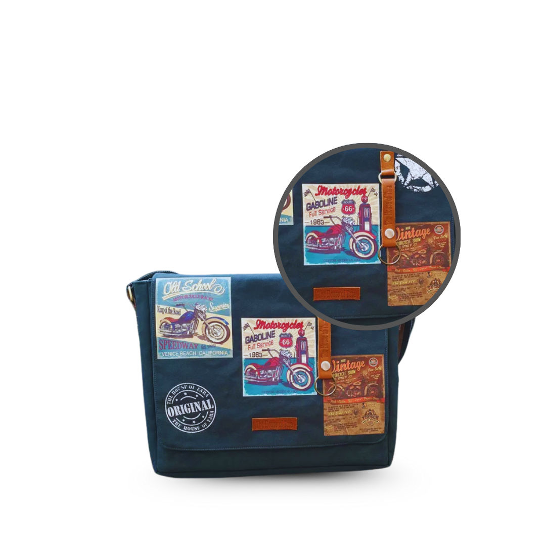 Blue Unisex Laptop Messenger Bag for Everyday Use 180